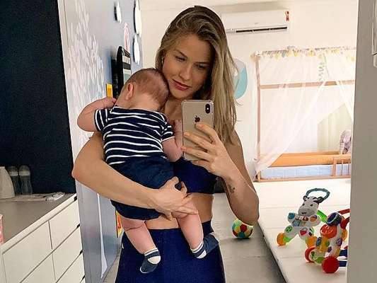 Andressa Suita precisou de um tempo para se dedicar aos filhos, Gabriel e Samuel
