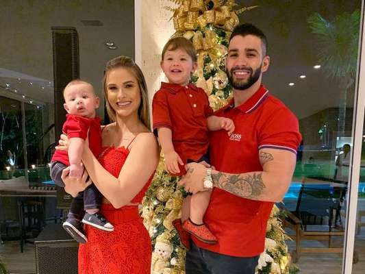 Andressa Suita e Gusttavo Lima são pais de Gabriel e Samuel