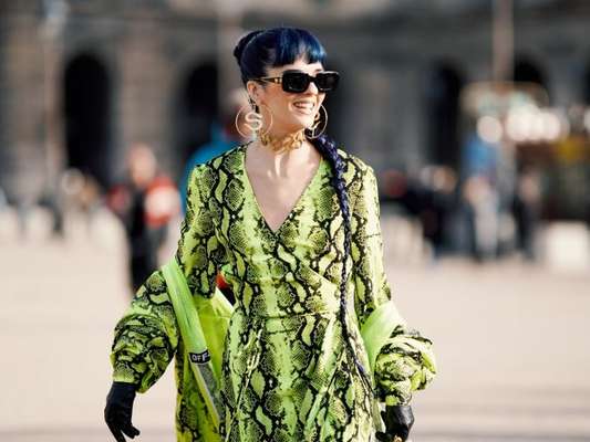 Paris Fashion Week Menswear: animal print + neon