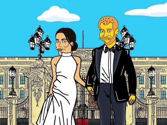 Duquesa virou Simpson: italiano cria 'Meghan Markle' estilizada. Confira os looks reais e os desenhos na galeria a seguir, nesta sexta-feira, dia 06 de fevereiro de 2019