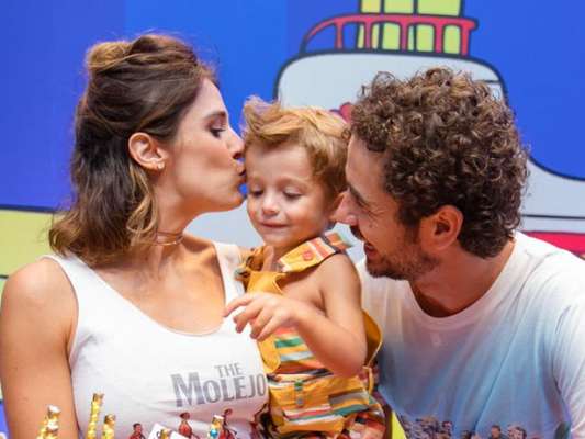 Rafa Brites e Felipe Andreoli comemoraram o segundo aniversário do filho, Rocco, neste domingo, 10 de fevereiro de 2019