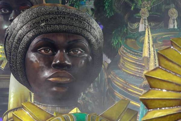 Desfile da escola de samba Mancha Verde, válida pelo Grupo Especial do do Carnaval SP 2019