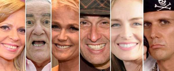 Casais inusitados do cinema - Já imaginou um casal formado por Renato Aragão e Cristina Rocha, apresentadora do 'Casos de Família'? E entre a apresentadora Xuxa e o humorista Sérgio Mallandro? Ou o cantor Supla e a apresentadora Angélica? Parece difícil de imaginar hoje em dia, mas todos eles já protagonizaram cenas de romance em filmes do passado. Relembre alguns a seguir.