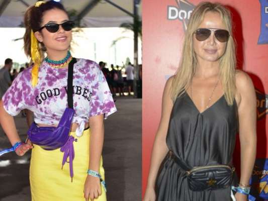 Eliana e Maisa Silva se encontraram no Lollapalooza deste sábado, 6 de abril de 2019