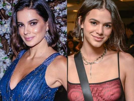 Bruna Marquezine e Vera Viel, mulher de Rodrigo Faro, são tão semelhantes que o apresentador já brincou que estava agarrando a atriz. Vera mostou que quando era mais nova já lembrava a irmã de Luana Marquezine.
