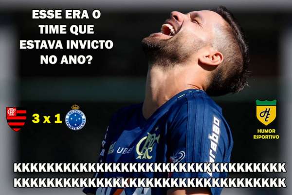 Veja os memes da vitória do Flamengo sobre o Cruzeiro