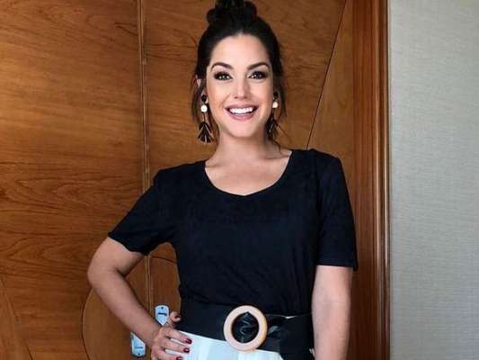 Thais Fersoza recorda gravidez da primeira filha, Melinda: 'Um barrigão gigante que parecia até de 9 meses!'