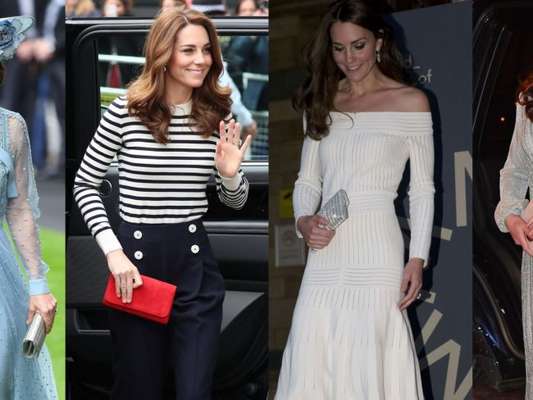 Kate Middleton modernizou looks para renovar seu estilo. Veja fotos na matéria desta terça-feira, dia 09 de julho de 2019