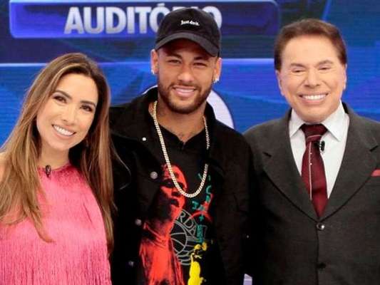 Neymar participou do programa Silvio Santos neste domingo, 21 de julho de 2019, ao lado de Patrícia Abravanel