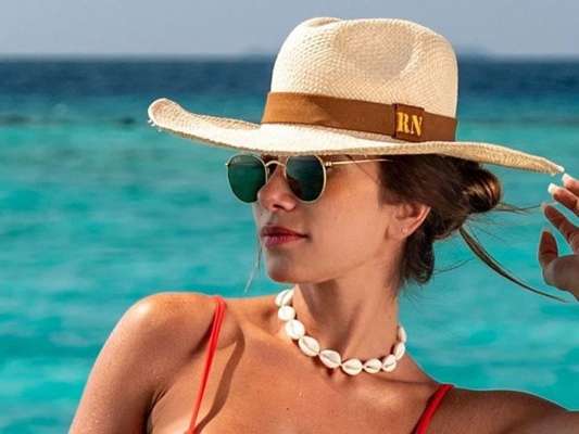 Romana Novais exibe barriga de 4 meses de gravidez ao usar look fitness em academia, em 10 de agosto de 2019