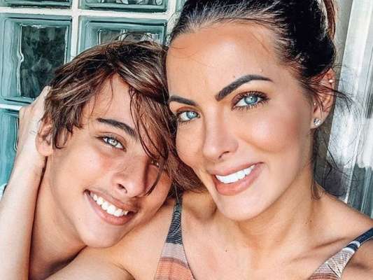 Semelhança entre Carla Prata e o filho impressionou os seguidores no Instagram