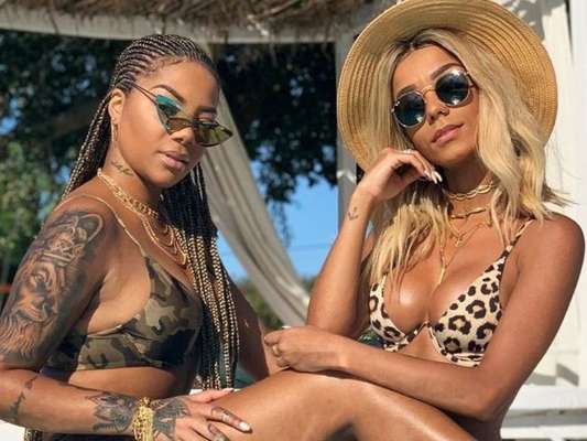 Ludmilla mostrou tatuagem que fez para namorada, Brunna Gonçalves, nesta sexta-feira, 16 de agosto de 2019
