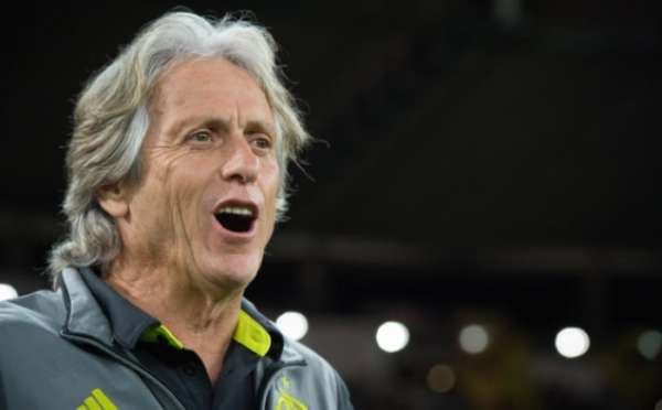 Imagens de Jorge Jesus pelo Flamengo