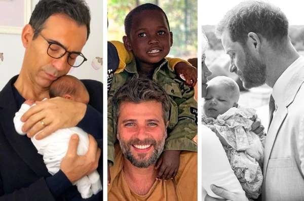 Dia dos Pais - O Dia dos Pais em 2019 ocorre neste domingo, 11 de agosto. Em homenagem à data, o E+ separou algumas personalidades que se tornaram ou ainda se tornarão pais este ano, ou que descobriram a notícia da paternidade em 2019. Confira a seguir.