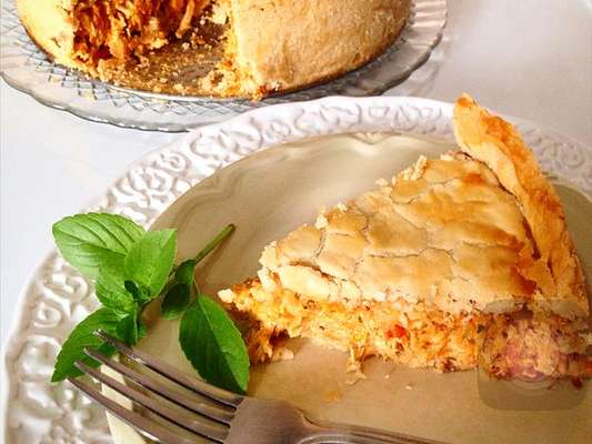 Empadão de frango delicioso