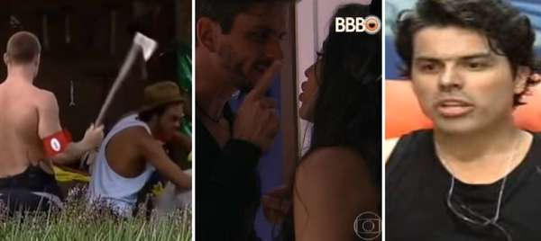 Expulsões em reality shows - Diversos participantes já foram expulsos de reality shows como o 'Big Brother Brasil' e 'A Fazenda'. Entre os motivos, constam diversas atitudes consideradas pela direção dos programas como "agressões", uma suposta relação próxima entre um confinado e a família de um diretor da Globo e até mesmo uma ameaça usando um machado de verdade. Relembre mais detalhes desses casos a seguir.