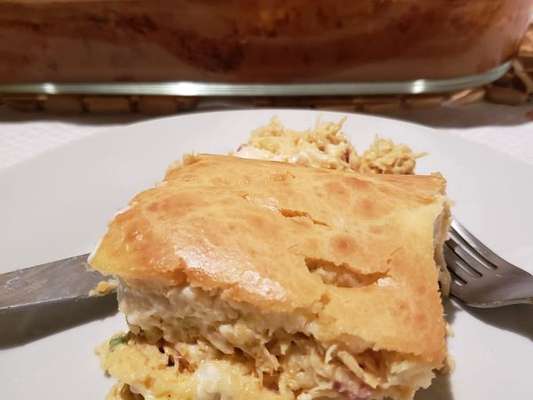 Torta de frango fácil de liquidificador