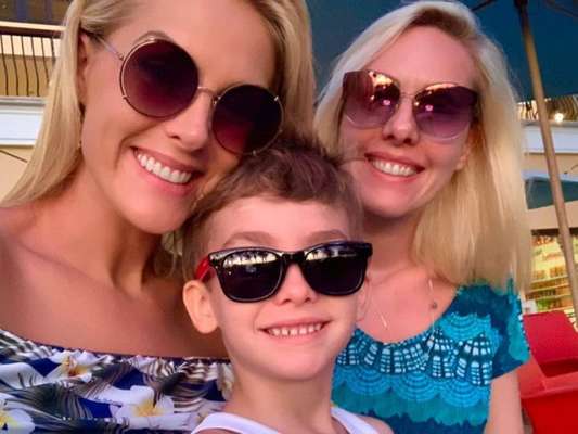 Ana Hickmann viajou com a família para o Caribe no sábado, 30 de novembro de 2019