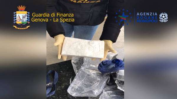 Apreensão de cocaína proveniente do Brasil