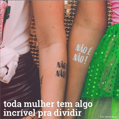 Carnaval sem assédio: Campanha Não é Não