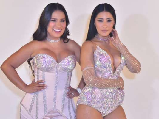 Simone e Simaria gravam o 'Bar das Coleguinhas 2', realizado no Villa Country, em São Paulo, na noite desta quarta-feira, 12 de fevereiro de 2020