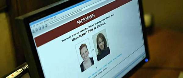 Prólogo - Em 28 de outubro de 2003, Mark Zuckerberg lança o Facemash, um predecessor do Facebook. Usando fotos do sistema de alunos de Harvard, o site pedia aos usuários que escolhessem qual era a garota mais ‘atraente’ entre duas opções.