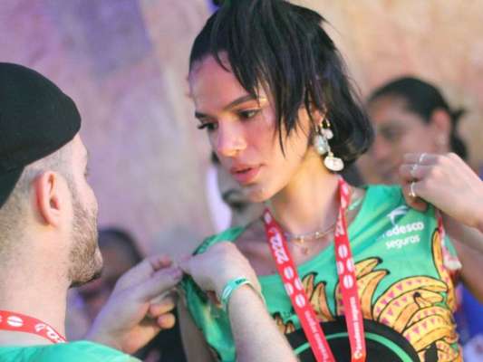 Bruna Marquezine curte Camarote Expresso em Salvador, em 23 de fevereiro de 2020