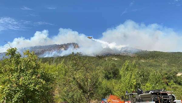 Incêndios atingem região de Abruzzo, na parte central da Itália