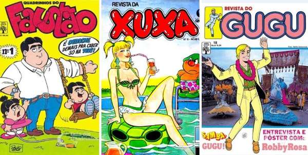 Apresentadores, cantores e atores no gibi - Você se lembra do gibi do Faustão? E dos quadrinhos da Xuxa? Das histórias do Gugu Liberato? Diversas personalidades como apresentadores, cantores e atores ganharam quadrinhos em décadas passadas. No Dia do Quadrinho Nacional, comemorado em 30 de janeiro, aproveite para relembrar alguns exemplos.