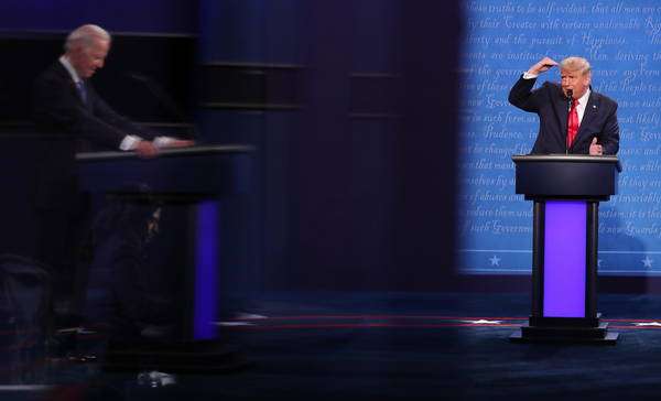 Trump e Biden fizeram último debate antes das eleições de 3 de novembro