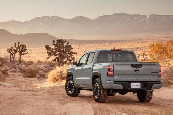 Nova Nissan Frontier 2022.
