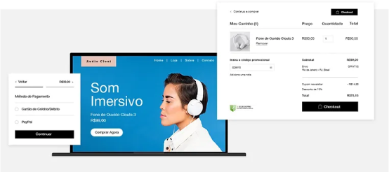 Captura de tela de checkout Captura de tela de checkout