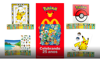 Novos brindes do Mc donalds #pokemontcg #mclanchefeliz #fy