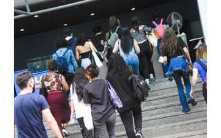 Chegada dos estudantes para a prova do Enem na Universidade Paulista UNIP, no Jaguaré, na cidade de São Paulo