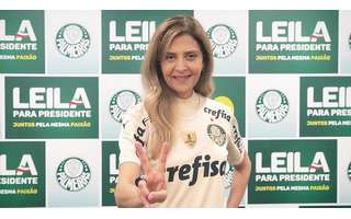 Leila Pereira assumiu a presidência do Palmeiras no dia 15 de dezembro