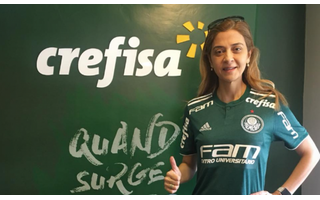 A presidente do Palmeiras, Leila Pereira, usou as redes sociais para falar com o torcedor (Reprodução / Instagram)