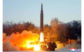 Lançamento de míssil hipersônico na Coreia do Norte