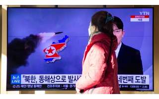 A mídia sul-coreana noticiou o mais recente lançamento de mísseis pelo vizinho do norte