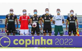 Palmeiras e Internacional duelaram nesta segunda-feira, pela Copinha (Foto: Fabio Menotti/Palmeiras)