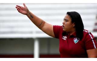 Thaissan foi a primeira técnica do time feminino do Fluminense (Foto: Mailson Santana/FFC)
