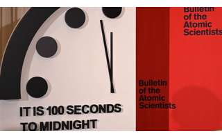 O Relógio do Juízo Final marca 100 segundos para a meia-noite