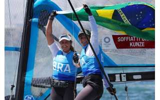Martine Grael y Kahena Kunze son las principales atracciones de Brasil en España (Clive Mason/Getty Images)