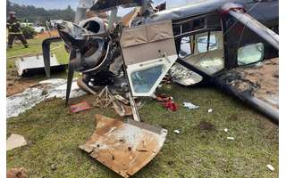 Avião de pequeno porte caiu em Boituva