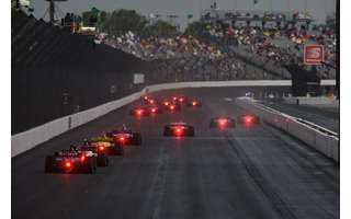GP de Indianápolis teve muita chuva no final da corrida 