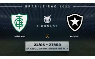 América (MG) e Botafogo medem força neste sábado, às 21h, na Arena Independência (Montagem: Lance!)