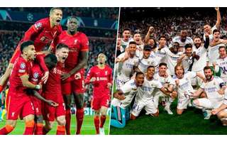 Liverpool e Real Madrid medem forças neste sábado pelo título da Champions League(Foto: Reprodução/Champions League - Reprodução/Real Madrid)