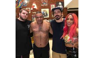 A tatuagem foi feita no ano passado