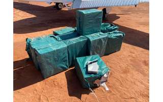 FAB intercepta aeronave carregada com 500 kg de drogas