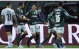 Palmeiras vai fazendo ainda mais história na Libertadores com seus recordes (Foto: Nelson ALMEIDA / AFP)