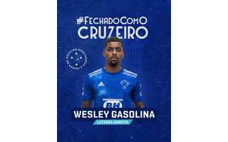 Jogador Wesley Gasolina celebra estreia pelo Cruzeiro - GP1